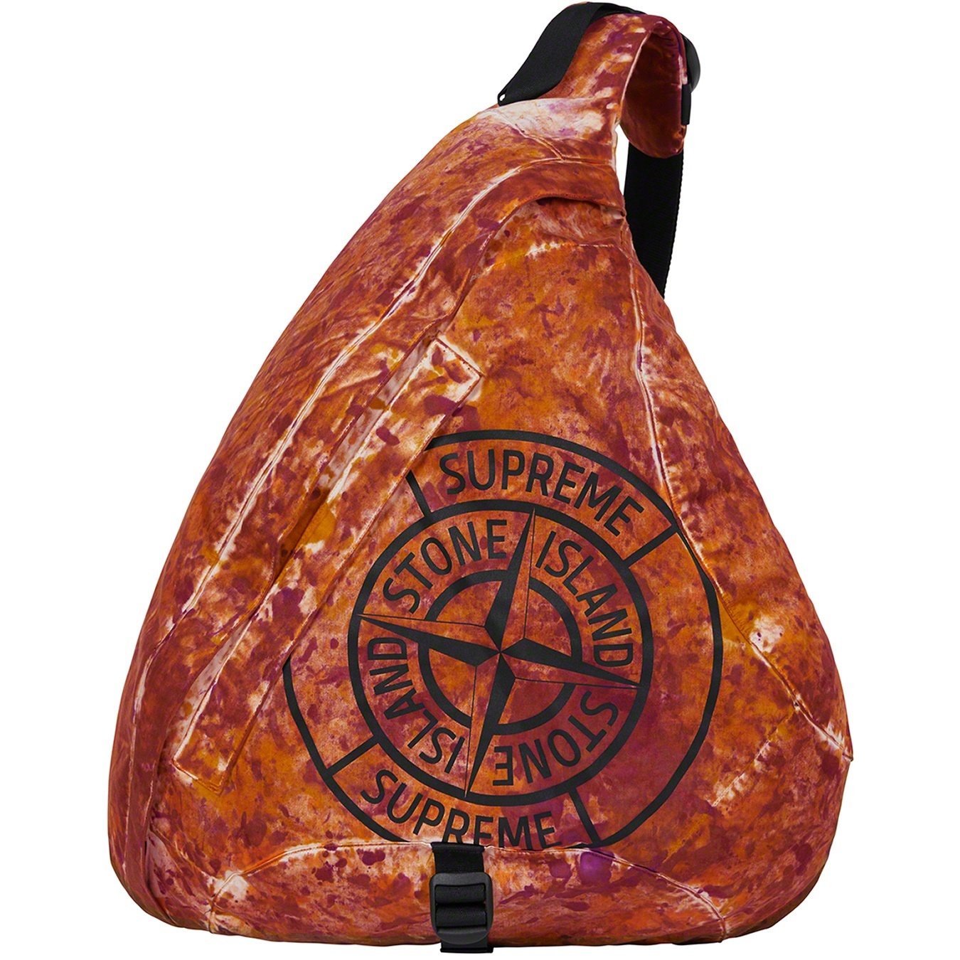 Supreme®/Stone Island® Painted Camo Nylon Shoulder Bag view 9